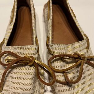 Sperry Women’s Top Sider Metallic Boat Katama Espadrilles Size 10